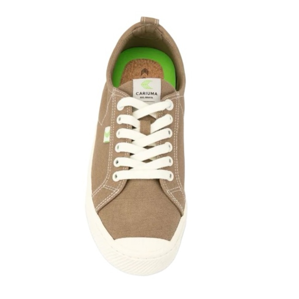 Cariuma OCA Low Canvas Sneaker Sand Colour